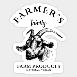 Vegan family Sticker